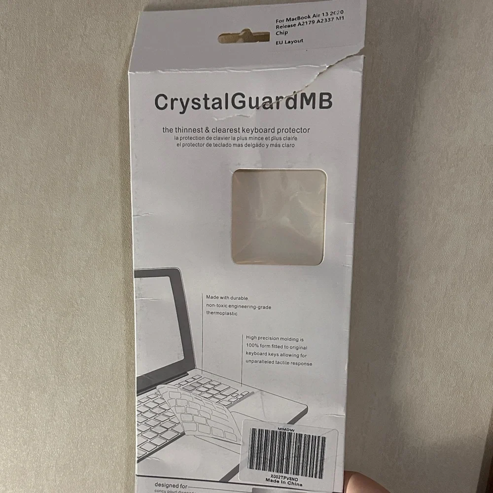 NWT Charming Pink and White Keyboard Protector for MacBook Air 13 2020